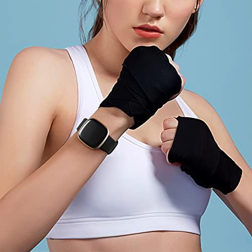 Dirrelo Bands Compatible for Fitbit Versa 3 & Sense, (4-Pack) Replacement TPU Sport Wristbands Accessories Strap for Versa 3 Sense Band Women Men, Large (Black Dark Blue Indigo Gray)