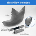 Zomaple Shoulder Surgery Pillow for Shoulder Pain Relief| Super Soft Rotator Cuff Pillow for Post-op Comfort and Arm & Shoulder Support & Healing