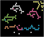 Lite-Brite Peg and Template Refill Pack, Light Up Drawing Board Accessories, LED Pegs with Colors, Toys for Creative Play, Light Toys for Kids Aged 4 +