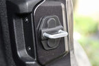 YOCTM Door Lock Decoration Cover for 2018-2025 Jeep Wrangler JL JLU 4XE Unlimited Sahara Sports Rubicon Gladiator JT Door Lock Cover Parts Accessories Black (4Door) (Pack of 6)