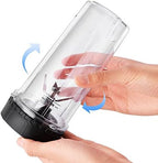 2-pack Blender Replacement Parts Single Serve 16oz cups with Sip & Seal Lids Compatible with Ninja Blenders