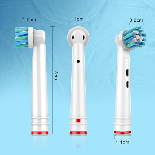 FIRIK Replacement Toothbrush Heads16 Pack, Electric Toothbrush Heads Compatible with Oral B Electric Toothbrush, Whitening Toothbrush Head, Toothbrush Head with Scraper