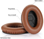 Headphones Replacement Ear Pads,for Bose Quietcomfort QC15 QC25 QC35 35 ii-(Brown)