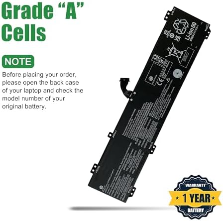 L21C4PC1 SB11F24149 5B11F24161 Laptop Battery Replacement for Lenovo Legion 5 15IAH7 15IAH7H Legion 5 Pro 16IAH7 16IAH7H Series L21D4PC1 L21M4PC1 15.44V 80Wh