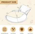 COFUN Pouring Shield for KitchenAid 4.5-5 Q Tilt-Head Stand Mixers, Fit Splash Guard for KitchenAid Mixer Bowl(Stainless Steel, Glass, Ceramic)- For Kitchen Aid Accessories and Attachments