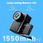 AKASO Brave 8 Lite Waterproof Action Camera with 4K60 Ultra HD Video, 20MP Photos, HDR, Touch Screen, SuperSmooth Stabilization, 8X Slow Motion, Zoom, Super Wide Angle, Remote Control and Accessories