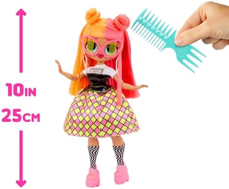 LOL Surprise OMG Neonlicious Fashion Doll with Multiple Surprises Including Transforming Fashions and Fabulous Accessories – Great Gift for Kids Ages 4+