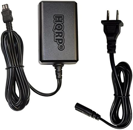 HQRP Replacement AC Adapter/Charger Compatible with Sony HandyCam DCR-DVD650 DCR-PJ6 DCR-SX22 DCRDVD650 Camcorder, Desk