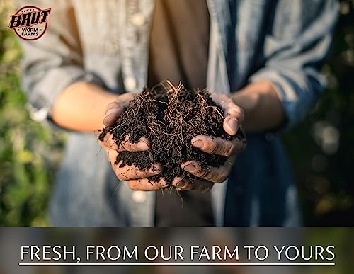Brut Cow Compost - 12 Lb - Nutrient-Rich Fertilizer for Thriving Gardens - Safe, Pure, and Effective