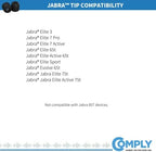 Comply TW-170-A | Memory Foam Replacement Earbud Tips for Bowers & Wilkins, Jabra, SteelSeries, TOZO, Soundcore | Ultimate Comfort, Secure Fit, Superior Noise Isolation | Black (S/M/L) (3 Pairs)