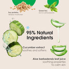 Yes To Cucumbers Daily Gentle Milk Cleanser, Soothing Face Wash That Won't Strip Your Skin & Holds Moisture, With Cucumber Extract, Soy Proteins & Green Tea, Natural, Vegan & Cruelty Free, 6 Fl Oz