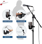 Crescendo CR15 Mic Stand Drink Holder for Mic Stands - Versatile and Durable - Mic Stand Cup Holder, Also Music Stand Accessories and Drum Set Cup Holder for Stage and Practice