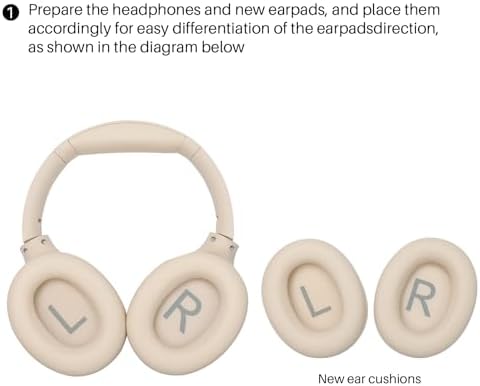 TOZO HT2 Hybrid Active Noise Cancelling Headphones, Wireless Over Ear Bluetooth Headphones Pink +HT2 Replacement Ear Pads Khaki