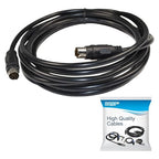 HQRP 9-pin Male to 9-pin Male (M/M) Audio Input Cable Compatible with Bose 302580-1001 Replacement Lifestyle 135 235 48 T10 V20, CineMate 130, SoundTouch 130