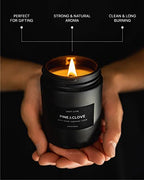 Scented Candles for Men | Pine and Clove Scented Candle | Winter Candle, Soy Candles, Mens Candles for Home, Long Lasting Candles, Aromatherapy Candles, Pine Scented Candle | Masculine Candle