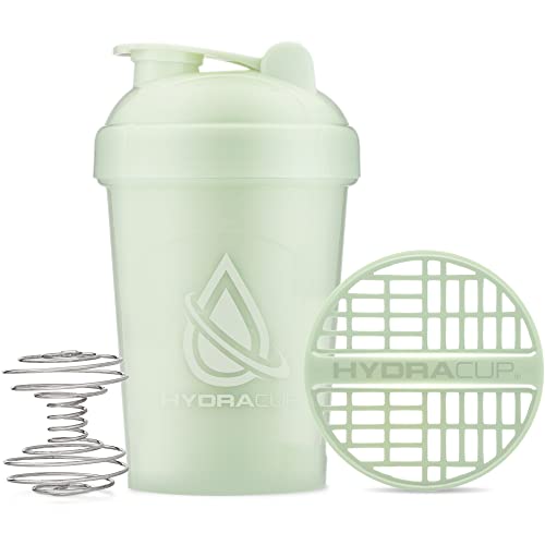 Hydracup [5 Pack] - 20 oz OG Shaker Bottle for Protein Powder Shakes & Mixes, Dual Blender, Wire Whisk & Mixing Grid, BPA Free Shaker Cup Blender Set