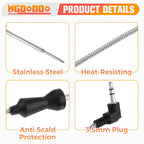 Mgoodoo Meat Temperature Probe Compatible with Ninja Grill AG400, AG400C, AG450,IG450CO Foodi Pro 5-in-1 Indoor Grill with Air Fry,Replacement for Ninja Air Fryer Grills Smart Thermometer Probe
