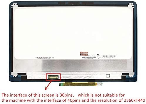 Screen Replacement for HP Spectre X360 13-4000 13-4103DX 13-4110DX 13-4193DX 13-4195DX P/N 833712-001 13.3" FHD LCD Display Touch Screen Digitizer Assembly
