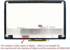 Screen Replacement for HP Spectre X360 13-4000 13-4103DX 13-4110DX 13-4193DX 13-4195DX P/N 833712-001 13.3" FHD LCD Display Touch Screen Digitizer Assembly