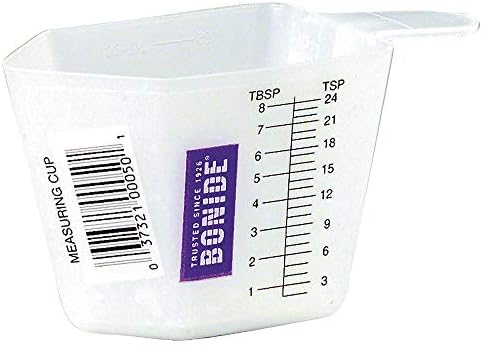 Bonide 4 oz Multipurpose Measuring Cups for Gardening Solutions, Measure and Mix Pesticides, Fertilizers at Home, White