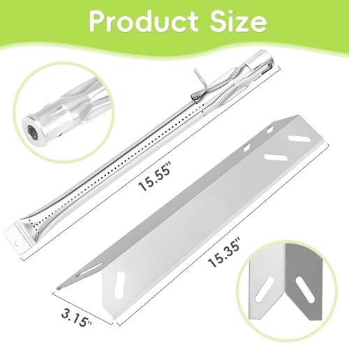 Grills Parts kit for Cuisinart 2556 2456 GAS1456ASO GAS1456BSO GAS2556AS GAS9456AS Grill, Heat Tents and Grill Burner Replacement Parts for Cuisinart Gas Grill GAS0565AS GAS9456ASO GAS9456ASO