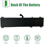 L21C4PC1 SB11F24149 5B11F24161 Laptop Battery Replacement for Lenovo Legion 5 15IAH7 15IAH7H Legion 5 Pro 16IAH7 16IAH7H Series L21D4PC1 L21M4PC1 15.44V 80Wh