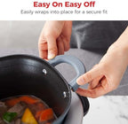 Goldlion Silicone Pot Handle Cover Compatible with Ninja Crockpot Slow Cooker - Heat-Resistant Handle Sleeve, Holder, Grip Accessories for Ninja Foodi Possiblecooker Pro, 4 Pack