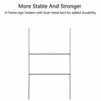 Shmbada Trump 2024 Make America Great Again MAGA Yard Sign with Metal Stake - 20 x 14 Inch Double Sided Outdoor Decorative Trump Signs for Garden Yard Lawn House