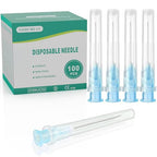 23 Gauge 1 Inch/25MM Luer Lock Needle Pack of 100 for Industrial Accessories Supplies, Individually Packaged
