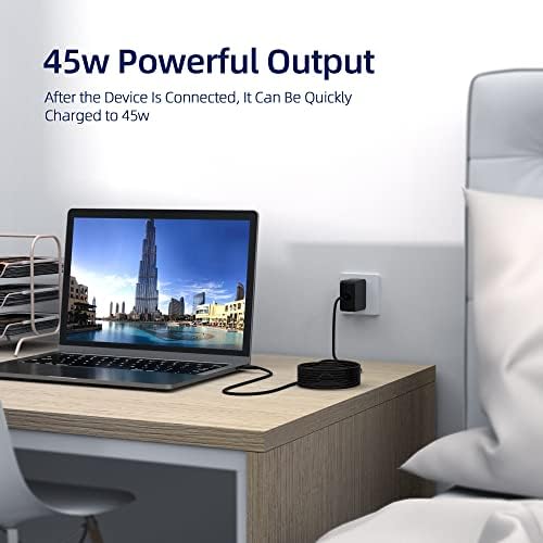 45W AC Charger Replacement Fit for Samsung Galaxy Chromebook XE930QCA XE931QCA, Galaxy Chromebook 2 XE530QDA 15.6”13.3” Galaxy Chromebook Go 14" XE345XDA-MA1TM Laptop Adapter Power Supply Cord