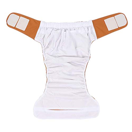 ZJchao Adult Cloth Diaper, Waterproof Adult Diaper Cover Washable Reusable Elderly Cloth Diapers Adult Pocket Nappy Cover Incontinence Nappies Underwear for Incontinence Men or Women