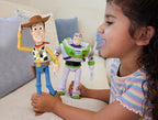 Mattel Disney and Pixar Toy Story Large Action Figure, Posable Woody Collectible in Signature Sheriff Look with Removable Hat, 12-inch Scale