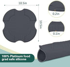 Air Fryer Trivets Silicone for Ninja Crispi, Heat-Resistant Hot Pads Potholders for Ninja Crispi Airfryer Accessories, Dishwasher-Safe Kitchen Holder