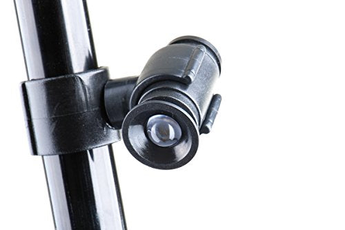 Ergoactives,LLC LightBaum- Adjustable LED Flashlight for Crutches, Canes, & Walkers, Helps Prevent Falls During Dark Hours, Perfect Illumination Allows Users to See at Night (Universal Tube Mount)
