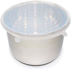 Silicone Sealing Ring Gaskets (2) + Silicone Inner Pot Lid Cover (1) Accessories Compatible with 8 Qt Instant Pot and Other Pressure Cookers