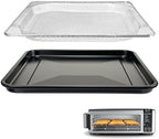 Replacement Baking Pan Air Fryer Basket for Ninja Foodi SP101 Air Fryer Oven, Stainless Steel Mesh Basket and Non-stick Baking Tray for Ninja Digital Air Fry Countertop Oven