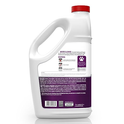 Hoover 128 oz Pet Carpet Cleaner Solution, for Carpet and Upholstery, Deep Cleaning Shampoo, Remove Pet Messes and Odors, Tropical Breeze Scent, White, AH31933