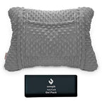 Zomaple Hysterectomy Pillow- Super Comfy Shock Absorbing Hysterectomy Recovery Pillow with 2 Pockets and Gel Pack- Tummy Pillow with Hands Placement Pouch