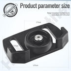 Universal Roller Skid Snow Thrower Shoes | 490-241-0038 Snow Blower Skid Shoes W/Hardware, for Craftsman, MTD, Cub C-adet, Fits Most 2-Stage and 3-Stage Snow Thrower Snowblowers