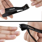 Long Handle Toenail Clippers for Seniors - Angled Head, Ultra-Sharp and Durable Large Toenail Clippers Cutters Trimmers, Stocking Stuffers for Men Women, 18-Month Replacement Warranty!