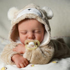 BABESIDE Lifelike Reborn Baby Dolls Boy - 17-Inch Baby Soft Body Realistic-Newborn Baby Doll Full Body Vinyl Real Life Baby Dolls with Toy Accessories