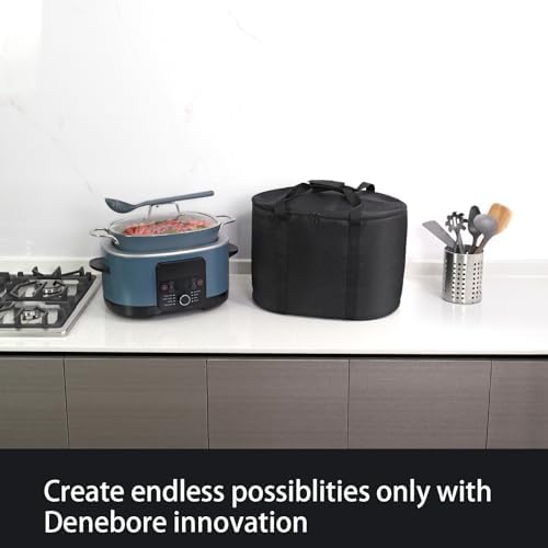 Crock Pot Bag Carrier - Insulated Carrier Compatible With Ninja Possible Cooker Pro 8.5 Qt MC1000, MC1001, MC1010 Series Slow Cooker - Portable Accessories Carrying Cover