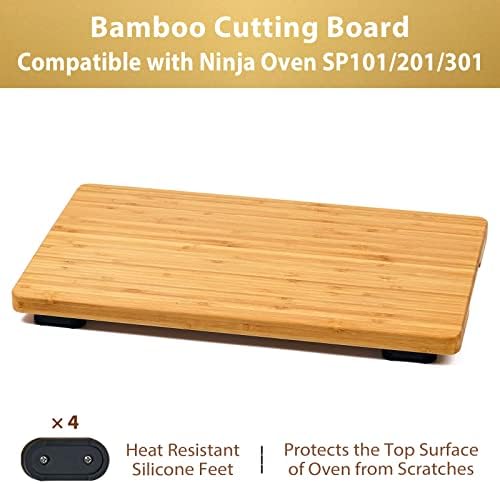Umilife Cutting board Compatible with Ninja Foodi SP101 SP201 SP301 SP351 DCT401 DCT402 Air Fryer Oven, Accessories for Countertop Convection Toaster Oven, Creates Storage Space, Protects Cabinets