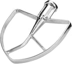 Replacement parts,Stainless steel Flat Beater Attachment,compatible with Kitchenaid 6Qt，7 Qt and 8 Quart Stand Mixers(KP26M1, KP26M1XFQ,KSM7990, KSM7581,KSM8990ER0, KSM8990ES0, KSM8990NP0)