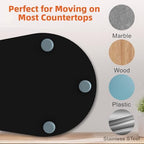 Sliding Mat Compatible with Kitchenaid Mixer 5-8 QT Stand Mixer, Convenient Appliance for Kitchen Appliances, Acrylic Mixer Slider Mat for Kitchenaid Stand Mixer Accessories Attachments