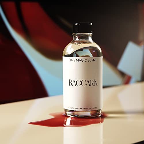 The Magic Scent "Baccara" Oils for Diffuser - HVAC, Cold-Air, & Ultrasonic Diffuser Oil - HVAC scents Inspired by The Baccarat Rouge - Essential Oils for Diffusers Aromatherapy (200 ml)