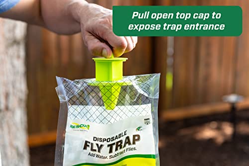 RESCUE! Outdoor Disposable Hanging Fly Trap - 24 Traps