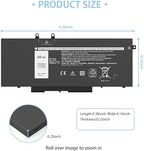 68Wh 3HWPP Laptop Battery Replacement for Dell Latitude 5401 5410 5411 5501 5510 5511 Precision 3541 3551 Inspiron 7706 2-in-1, 17 7500/7506 2-in-1 Black 10X1J N2NLL 1VY7F 451-BCMN 15.2V