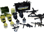 200+ Pcs Military Weapon Pack Accessories Kits Toys, Swat Team Building Block Toys, Military Soldier Style Weapon Sets, Army Equipment Gear Sets, Accessories Compatible with Major Mini figure