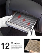 Puroma 1 Pack Cabin Air Filter with Activated Carbon, Replacement for CP157, CF12157, Select Lexus, Mazda, Subaru and Toyota Avalon, Camry, Corolla, Highlander, Prius, RAV4, Sienna, Venza